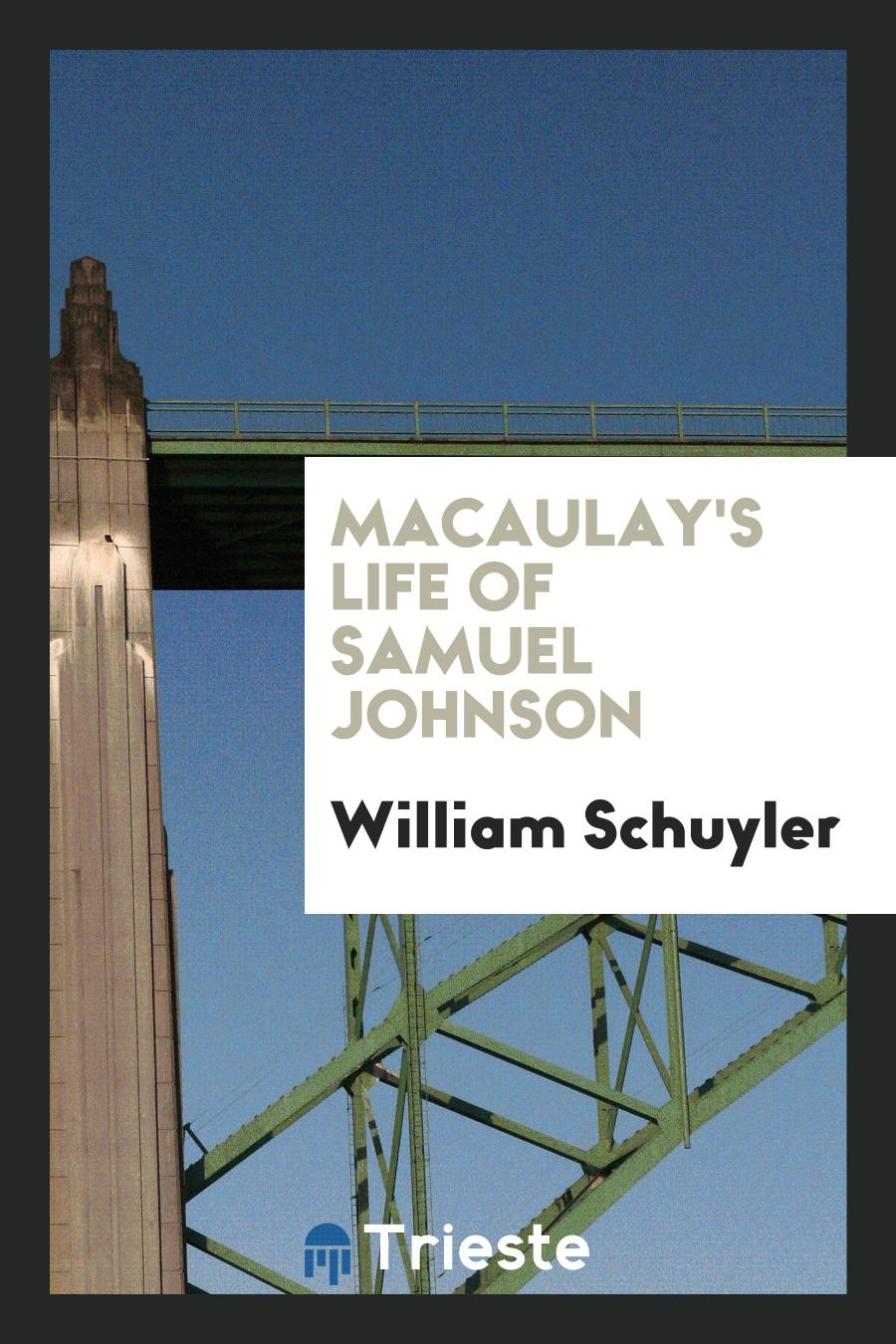 Macaulay's life of Samuel Johnson