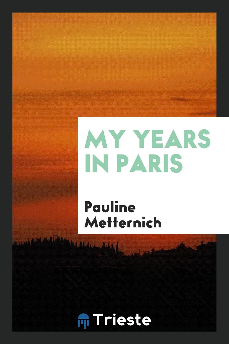 My years in Paris
