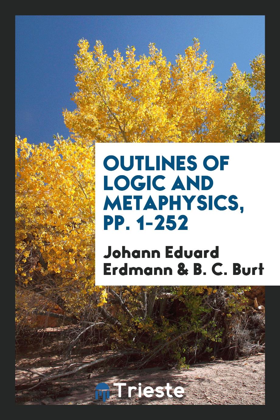 Outlines of Logic and Metaphysics, pp. 1-252