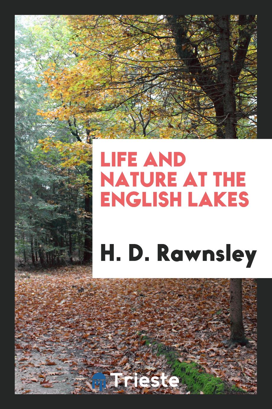 Life and nature at the English lakes