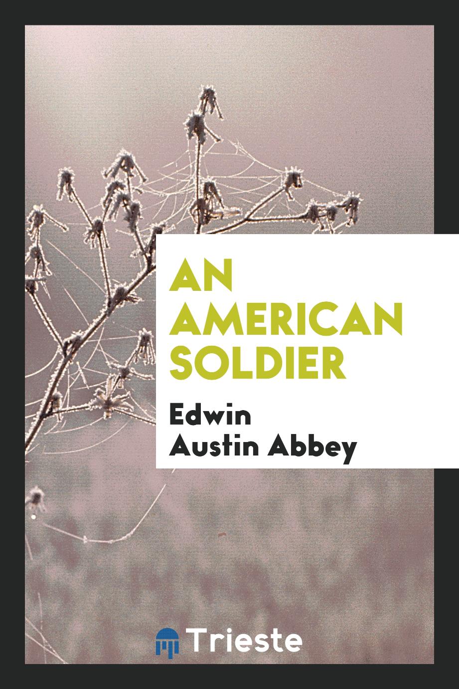 An American soldier