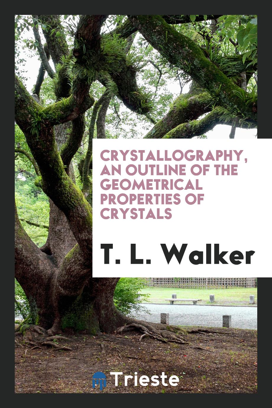 Crystallography, an outline of the geometrical properties of crystals