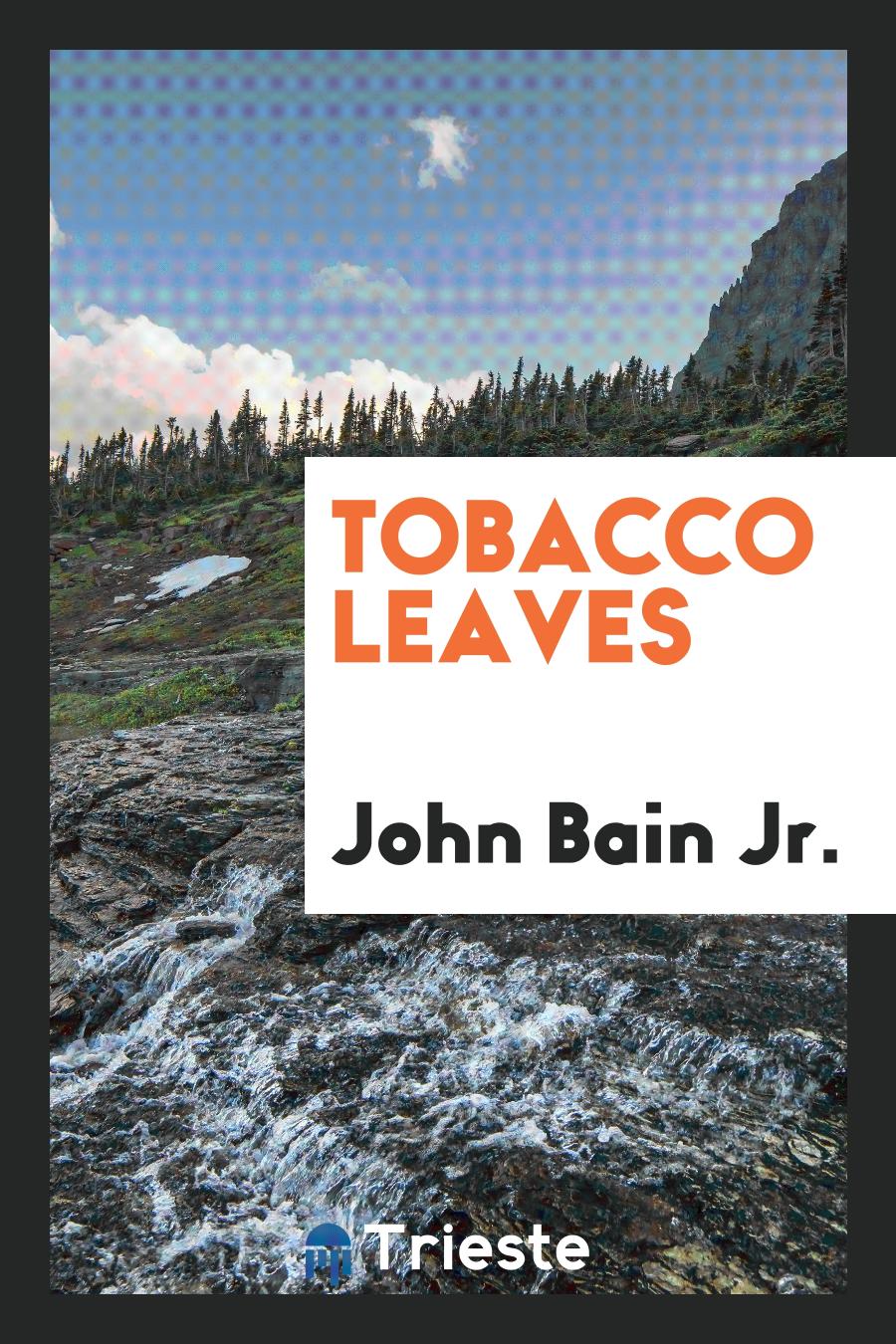 John Bain Jr. - Tobacco leaves