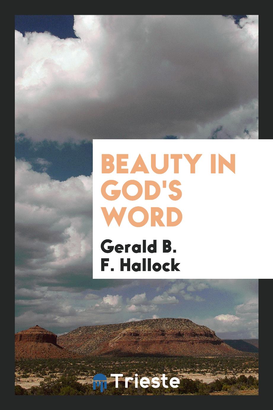 Beauty in God's word