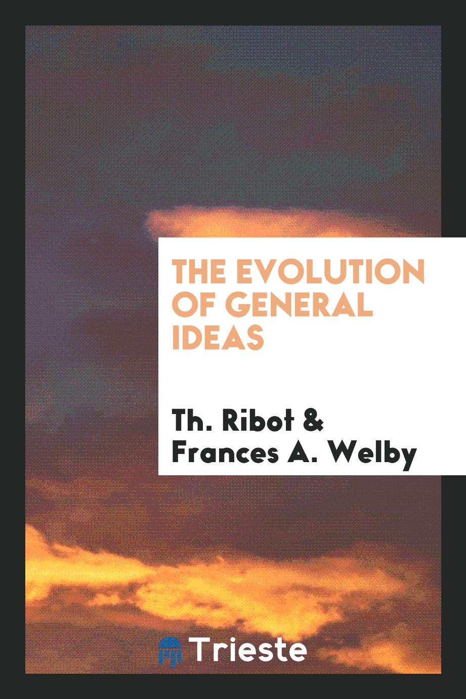 The evolution of general ideas