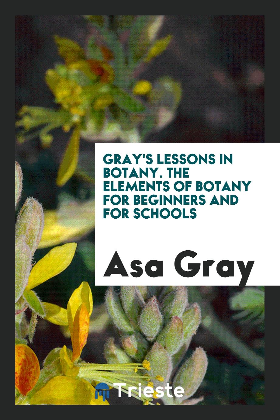 Asa Gray - Gray's Lessons in Botany. The Elements of Botany for Beginners and for Schools