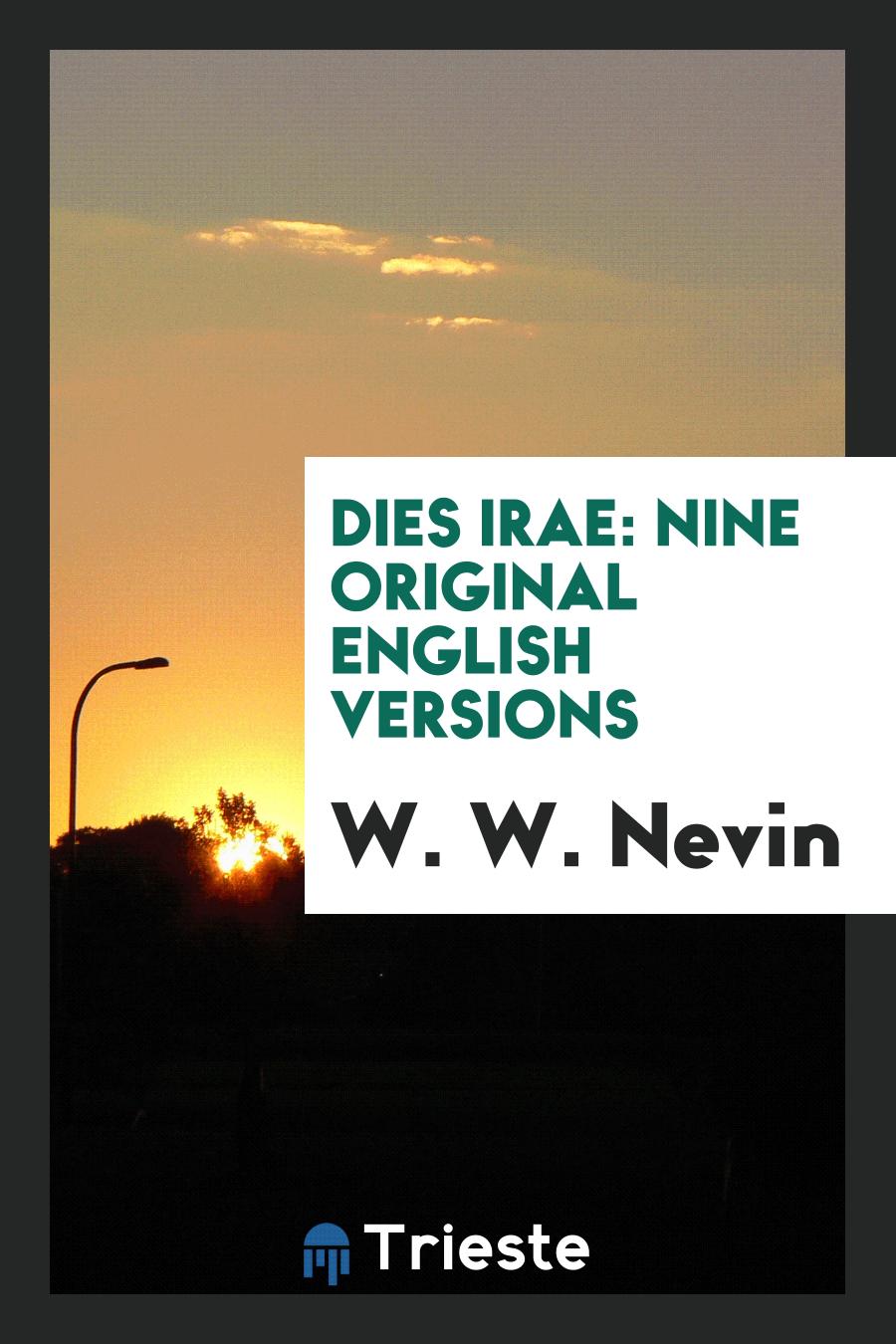 Dies Irae: Nine Original English Versions