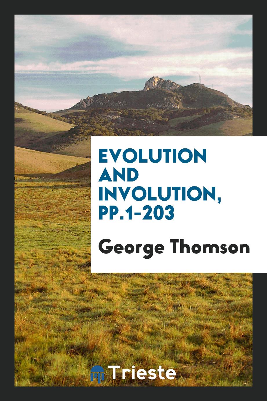 Evolution and Involution, pp.1-203