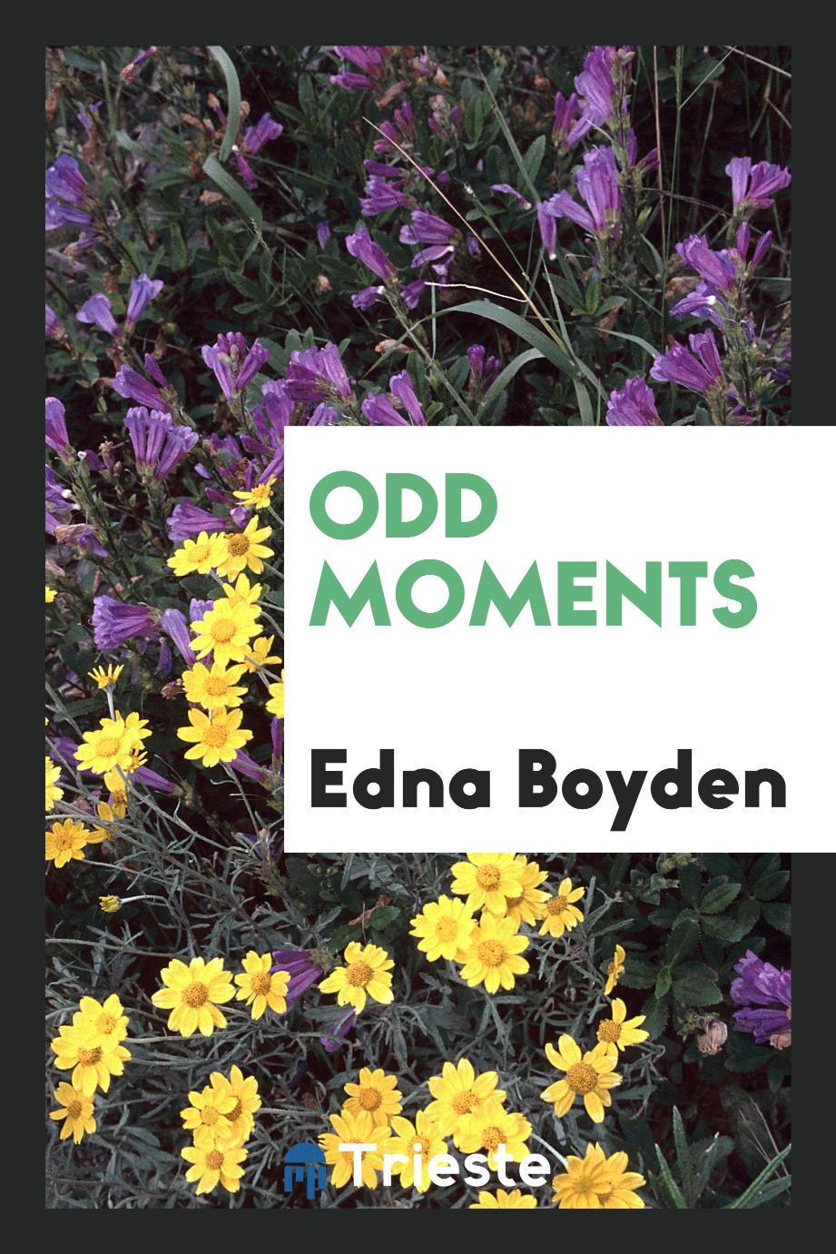 Odd moments