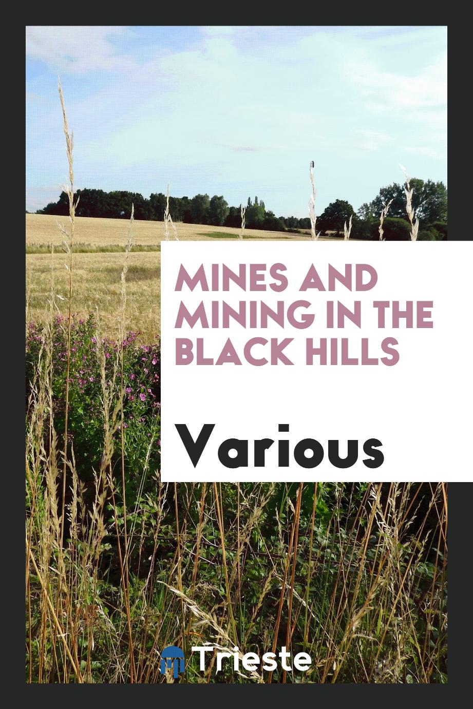 Mines and Mining in the Black Hills