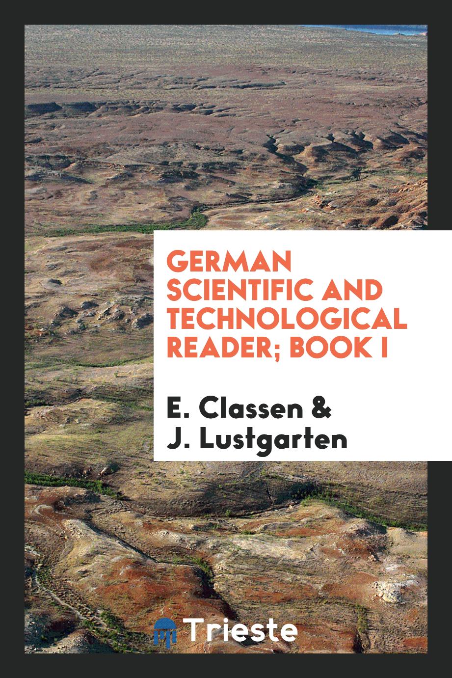 German Scientific and Technological Reader; Book I