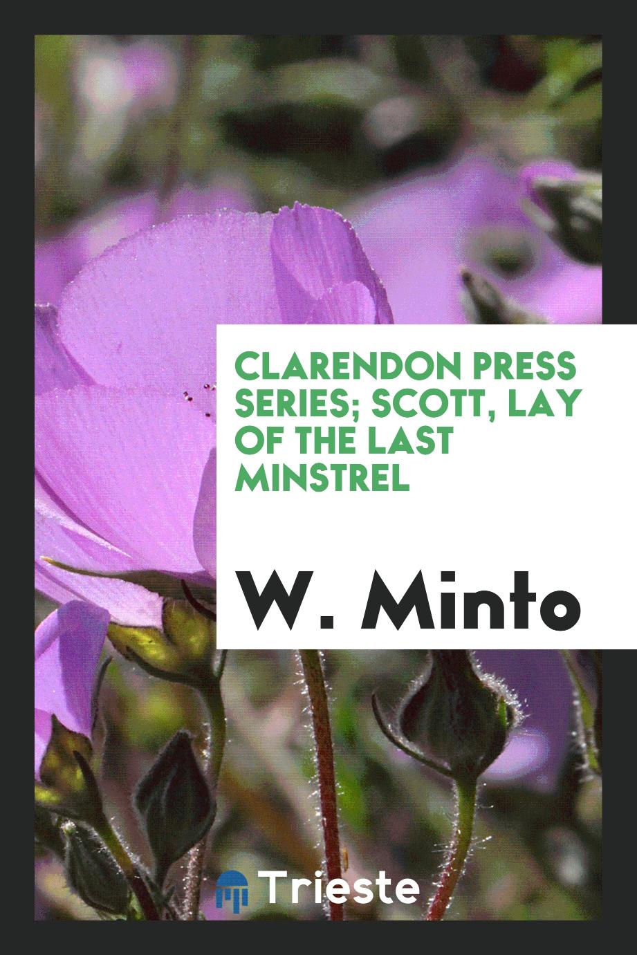 Clarendon Press Series; Scott, Lay of the Last Minstrel