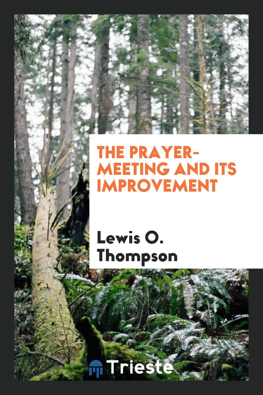 The prayer-meeting and its improvement