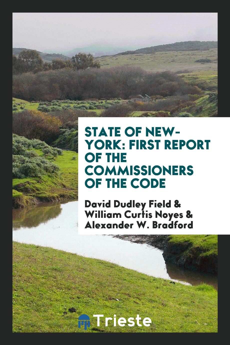 State of New-York: First Report of the Commissioners of the Code
