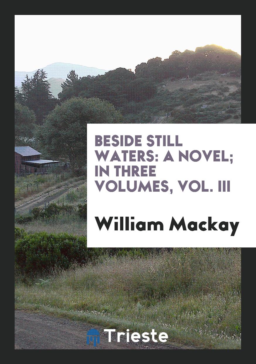 Beside Still Waters: A Novel; In Three Volumes, Vol. III