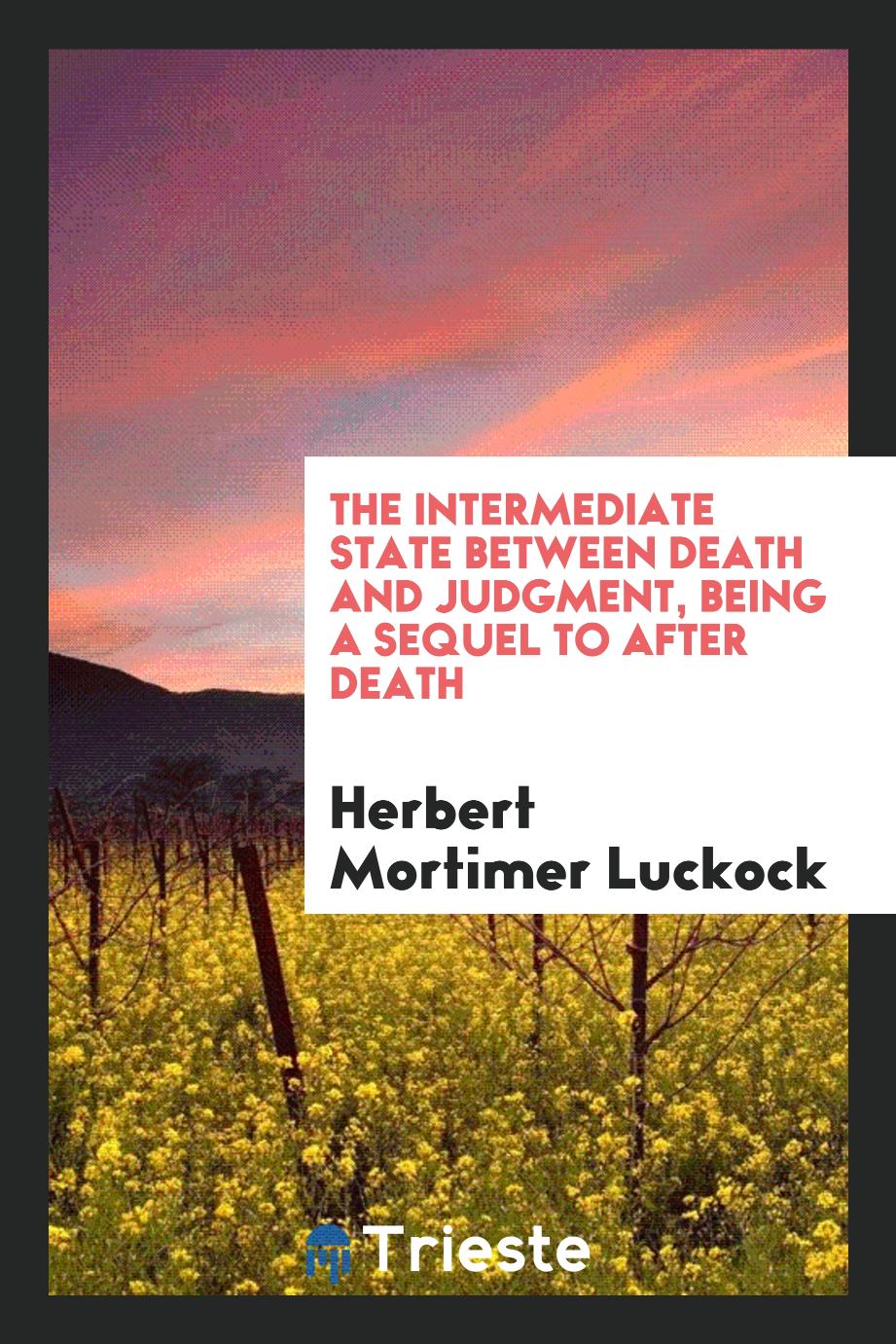 The intermediate state between death and judgment, being a sequel to After death