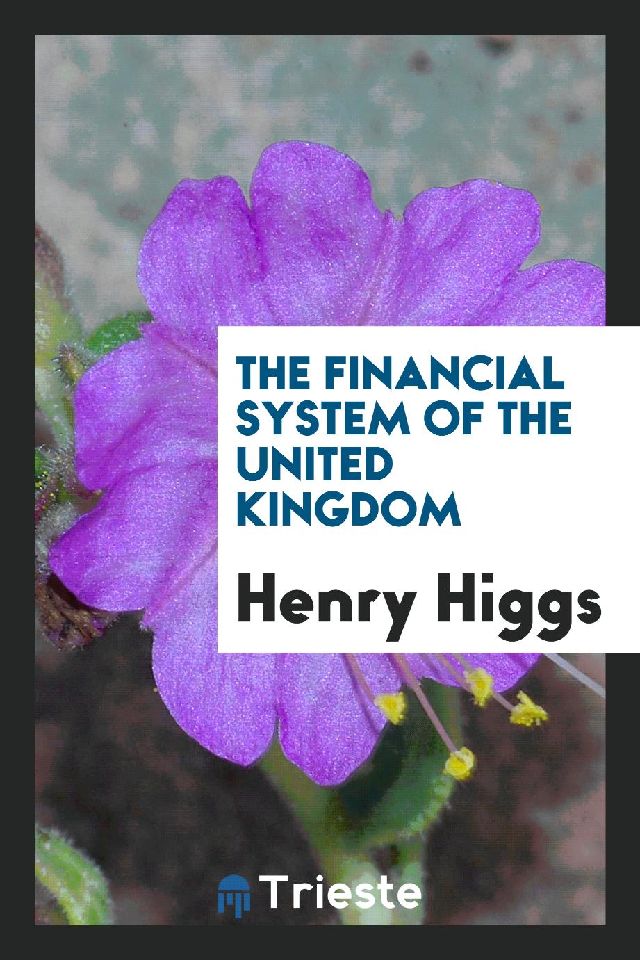 The financial system of the United Kingdom