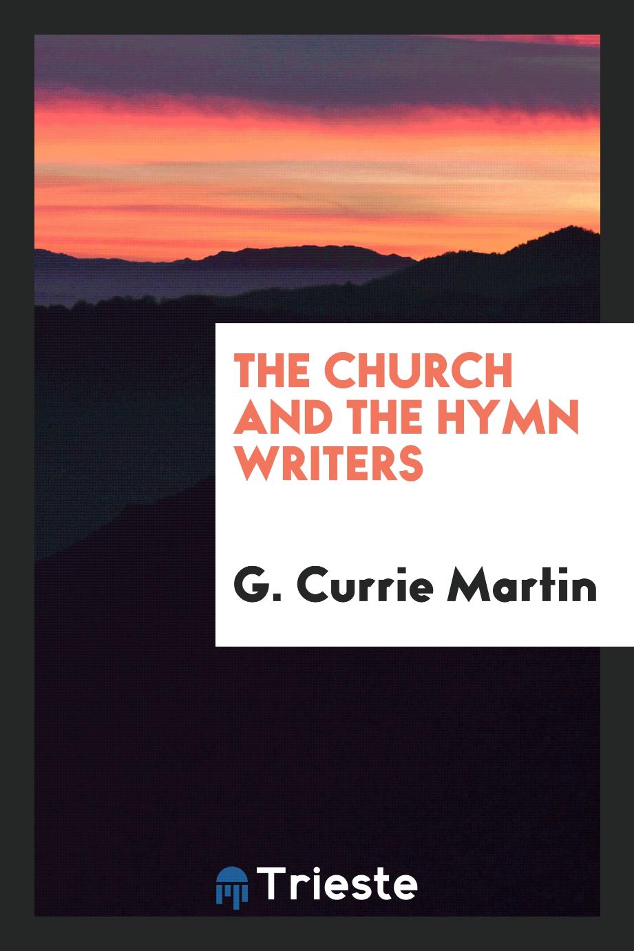 The church and the hymn writers