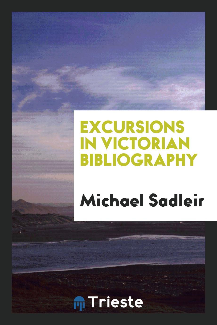 Excursions in Victorian bibliography