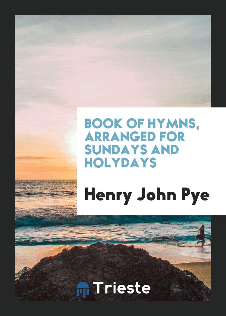 Book of Hymns, Arranged for Sundays and Holydays