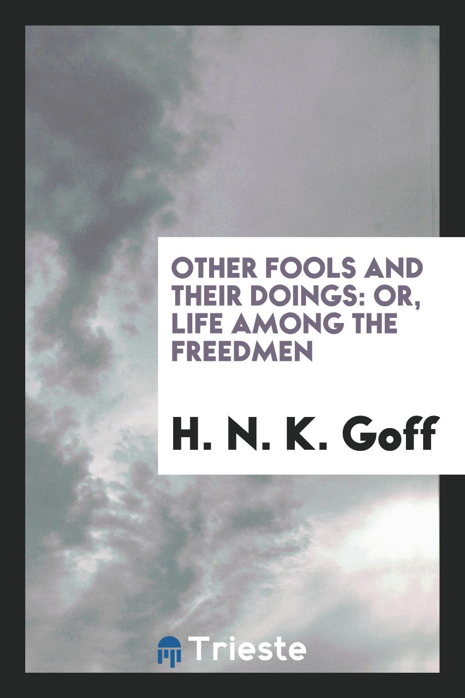Other fools and their doings: or, Life among the freedmen