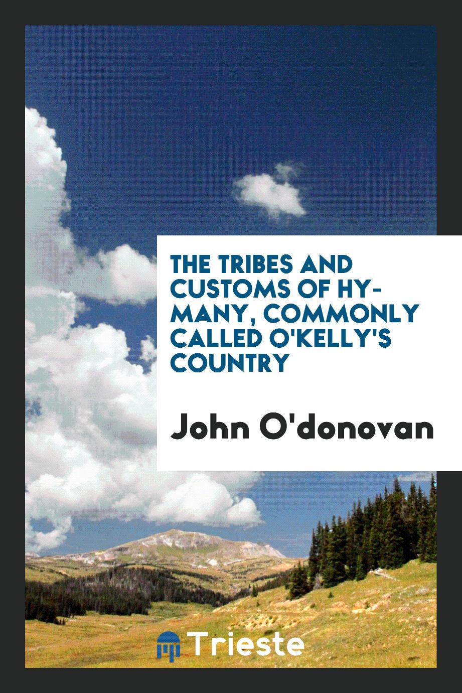 The Tribes and Customs of Hy-Many, Commonly Called O'kelly's Country