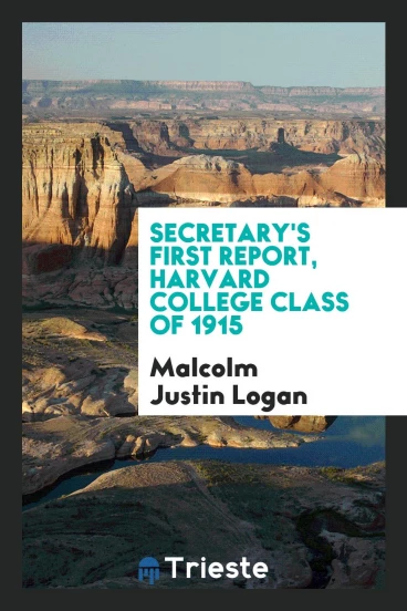 Secretary's first report, Harvard college class of 1915