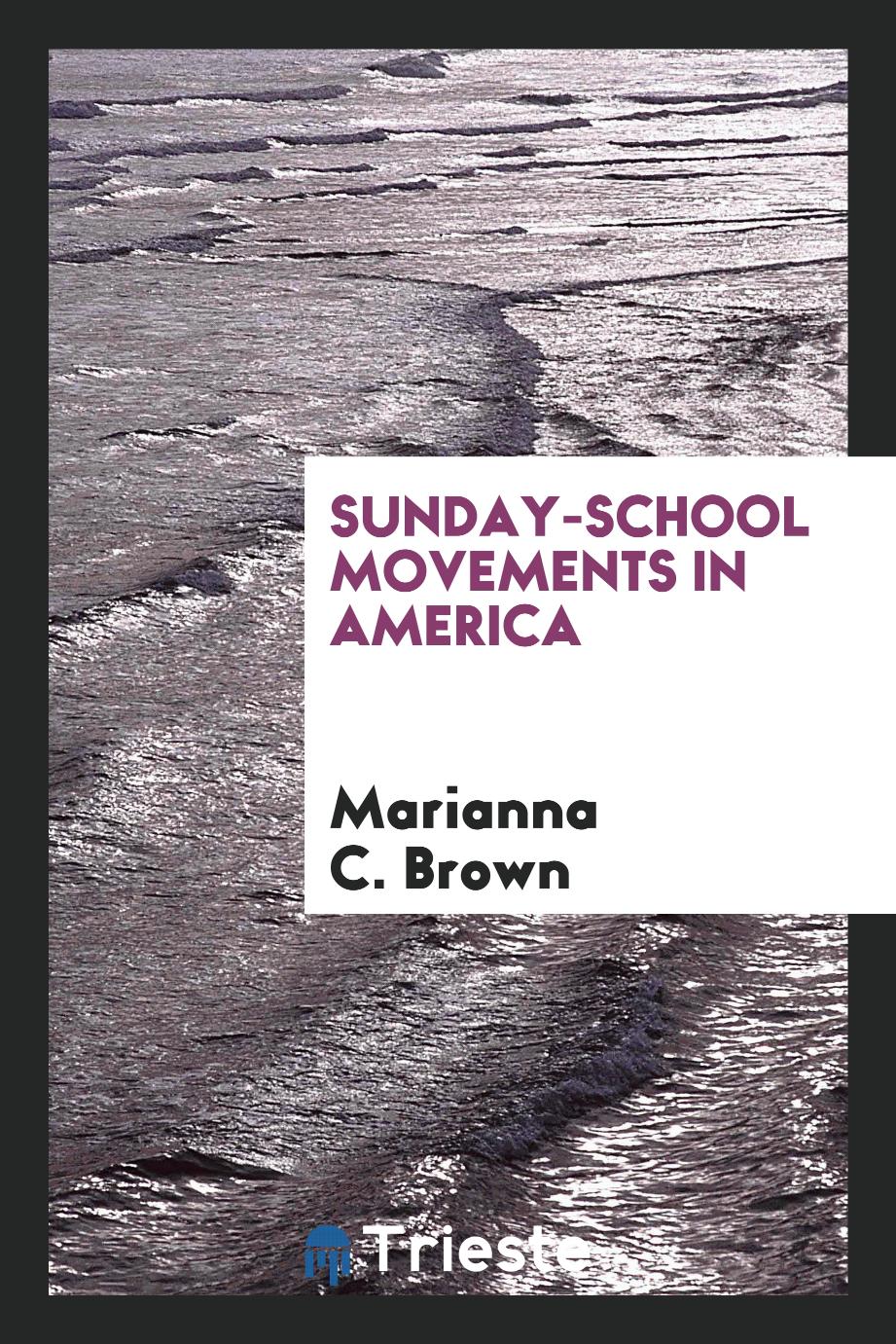 Sunday-school movements in America
