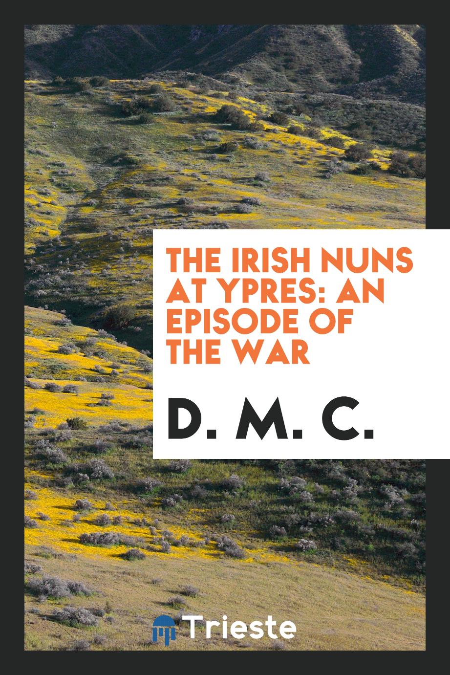 The Irish nuns at Ypres: an episode of the war
