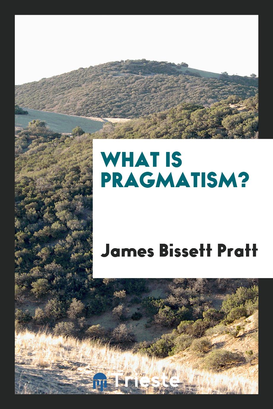 What is pragmatism?