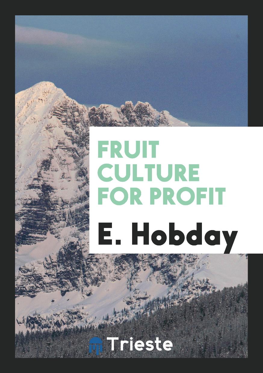 Fruit Culture for Profit