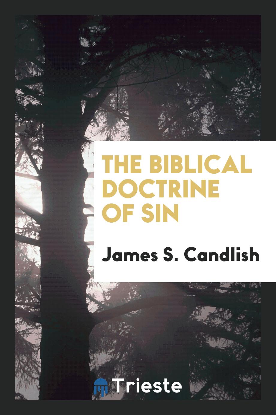 The Biblical doctrine of sin