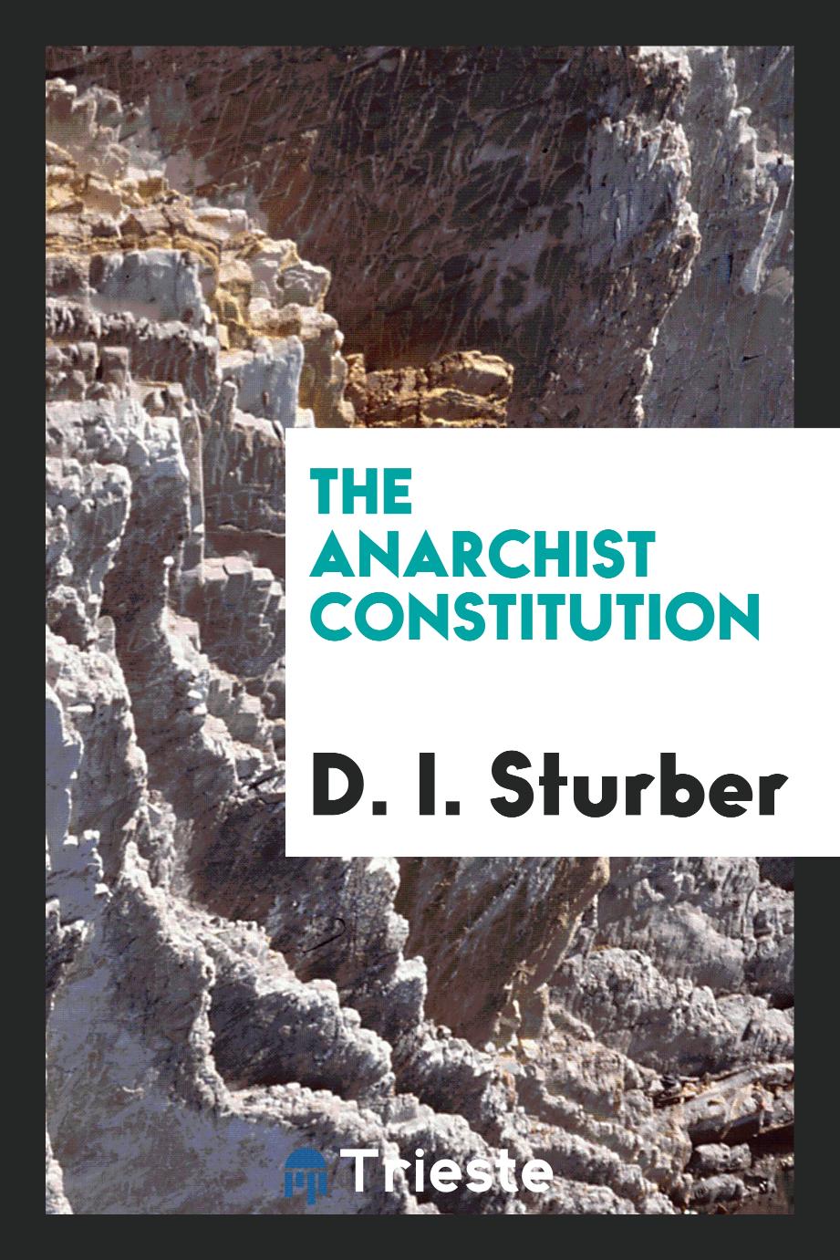 The anarchist constitution