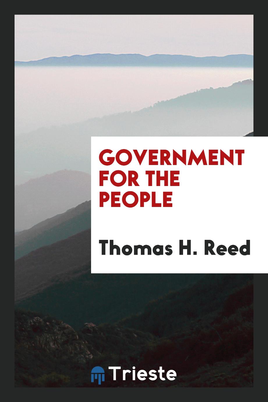Government for the people