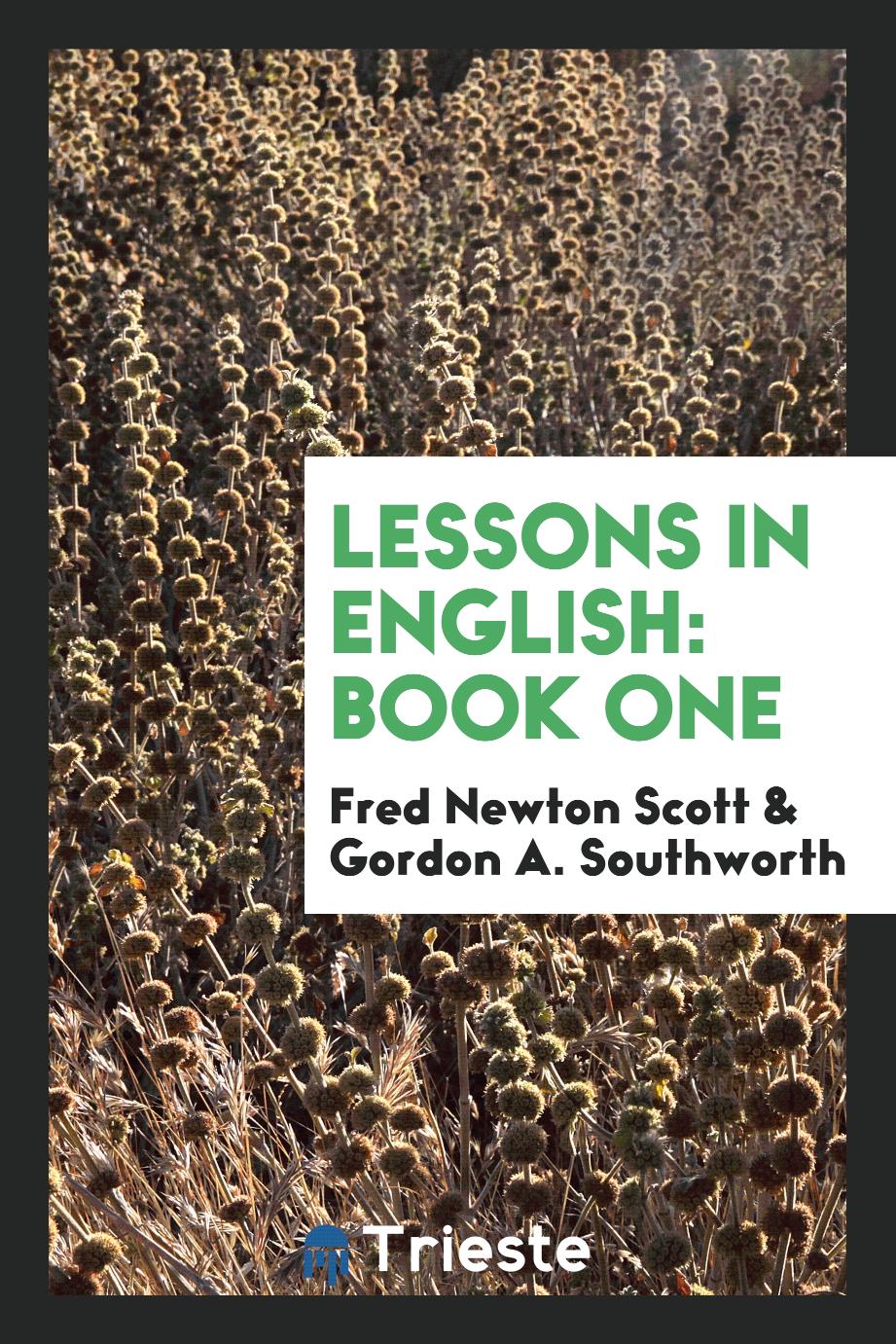 Lessons in English: Book One