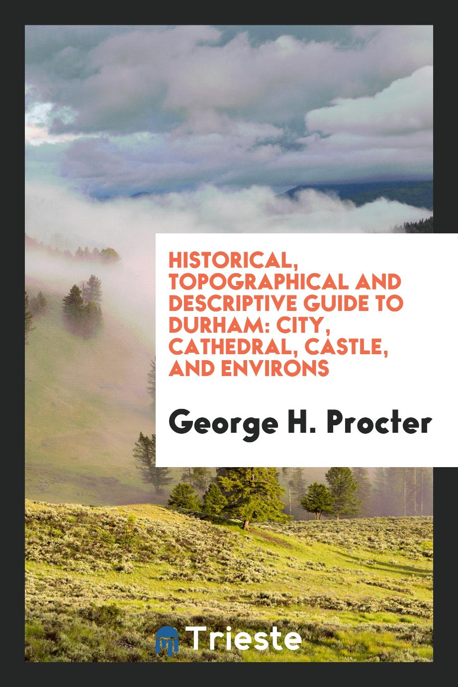 Historical, Topographical and Descriptive Guide to Durham: City, Cathedral, Castle, and Environs