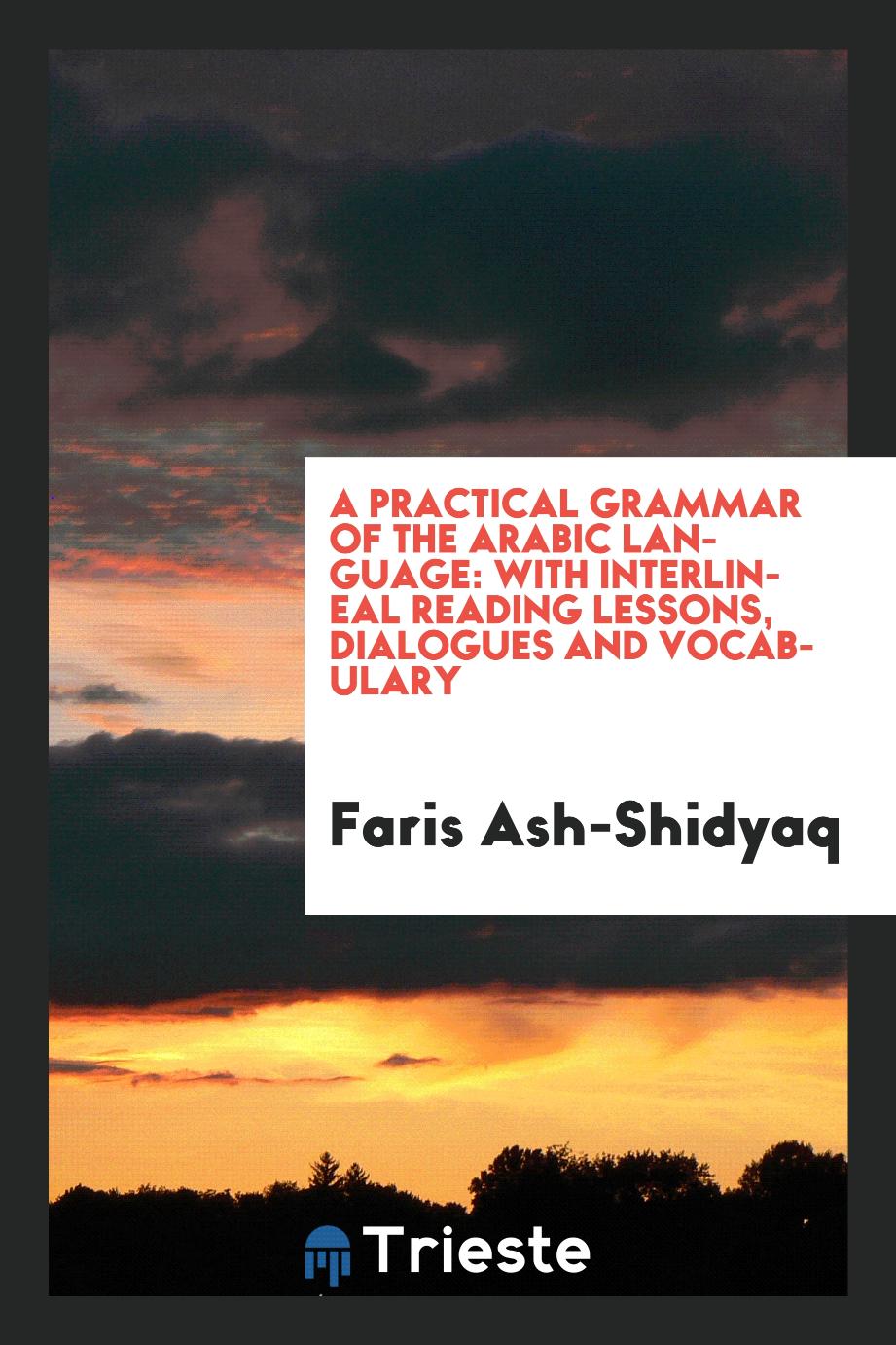 A practical grammar of the Arabic language: with interlineal reading lessons, dialogues and vocabulary