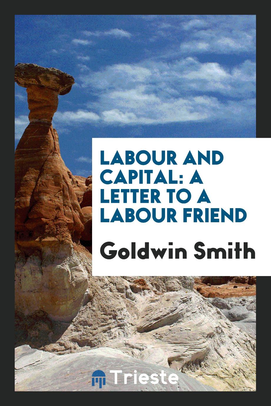 Labour and capital: a letter to a labour friend