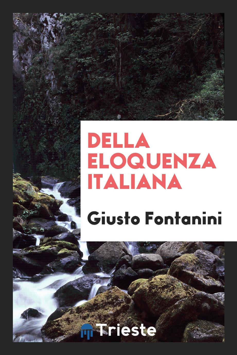 Della Eloquenza Italiana