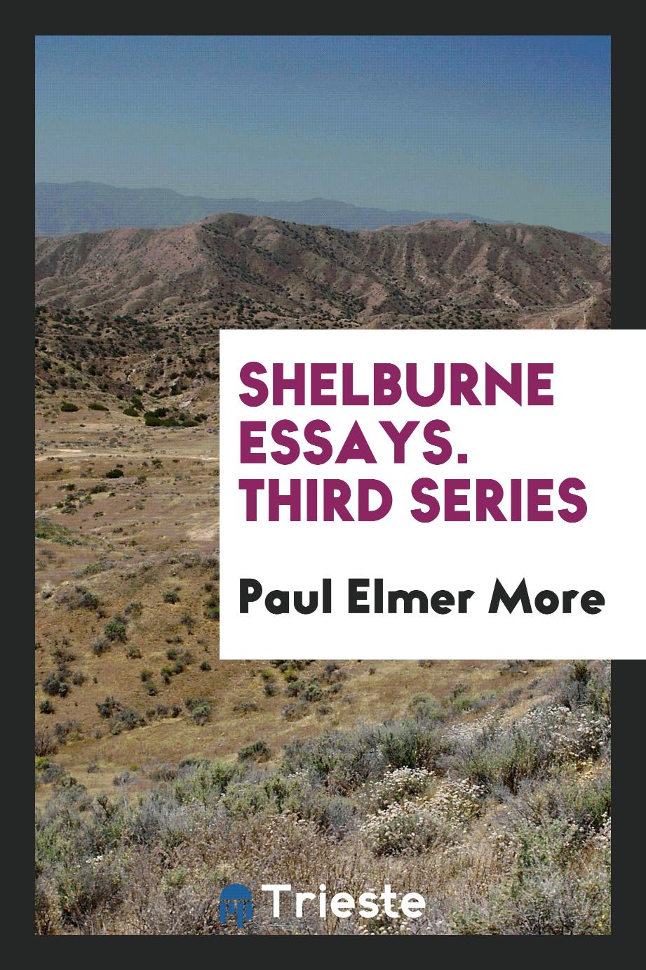 Shelburne essays. Third series
