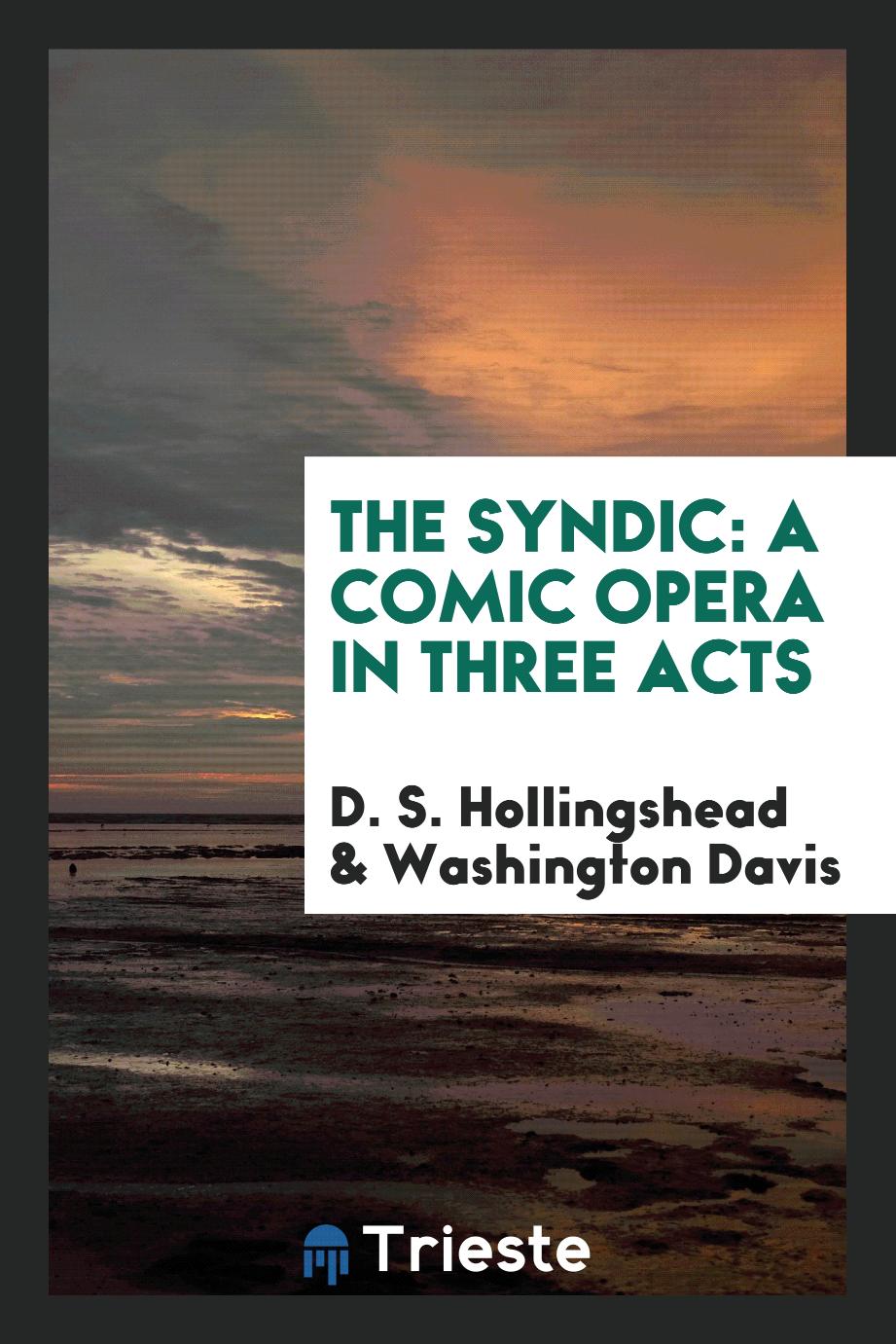 The Syndic: A Comic Opera in Three Acts