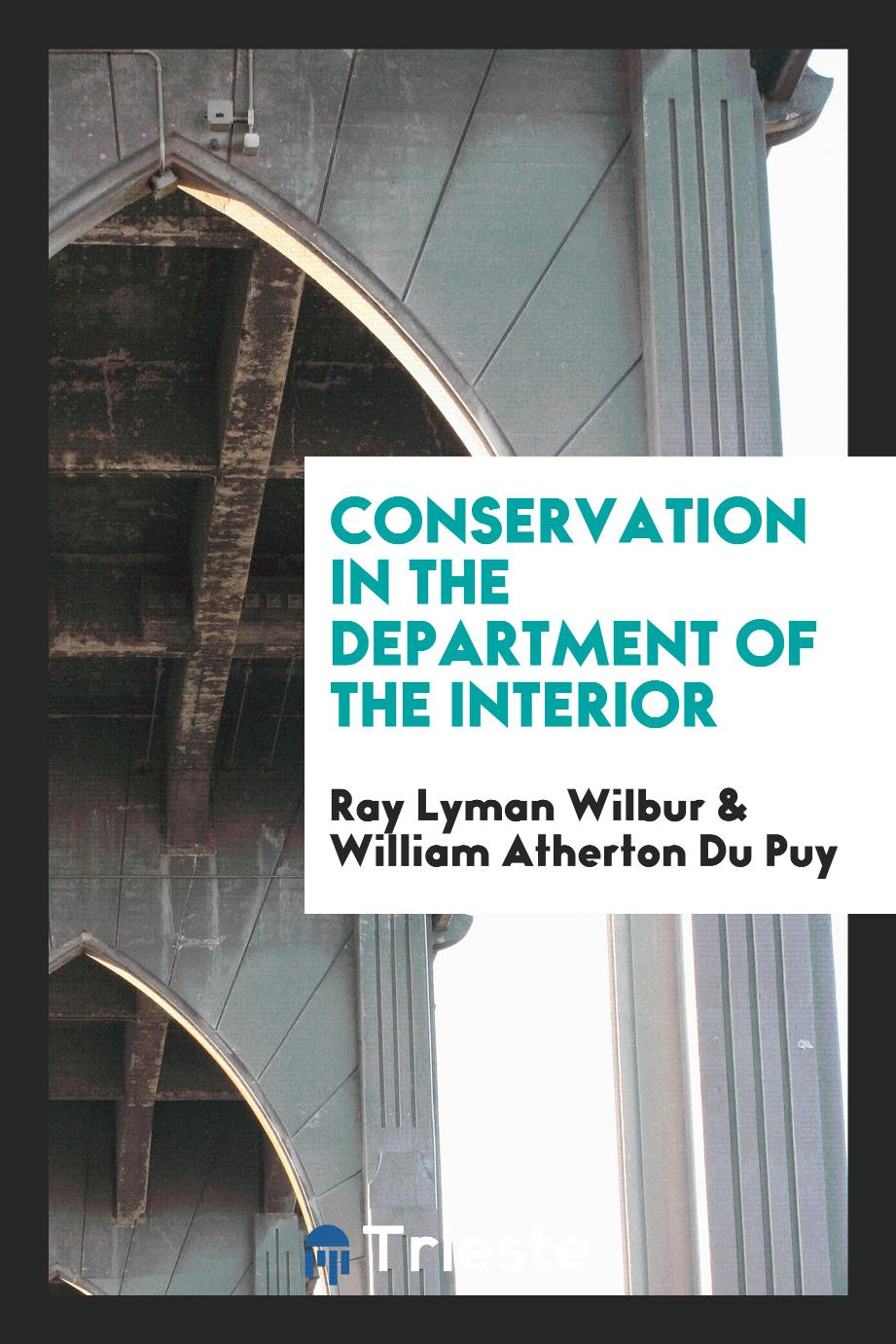 Conservation in the Department of the interior