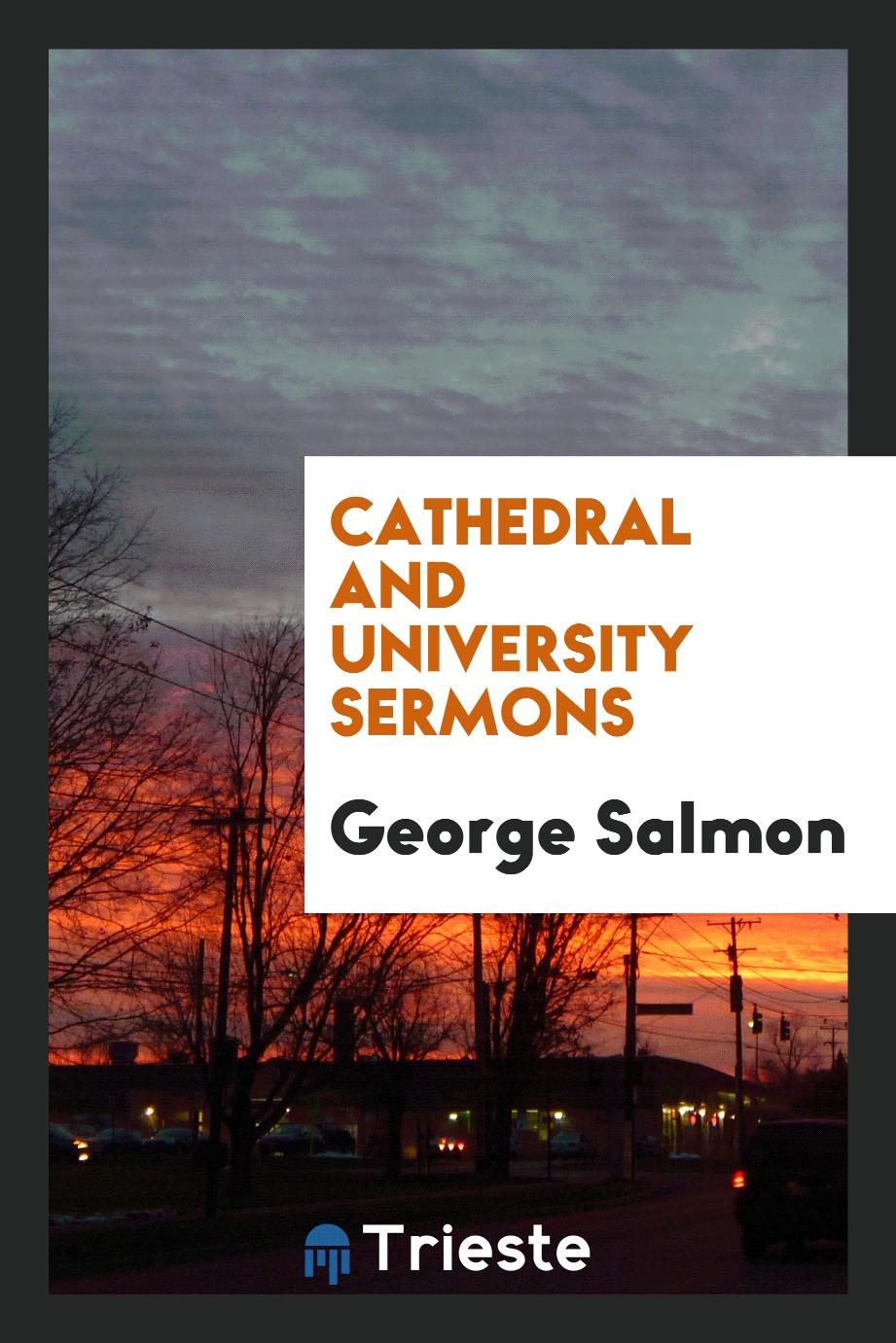 Cathedral and University sermons