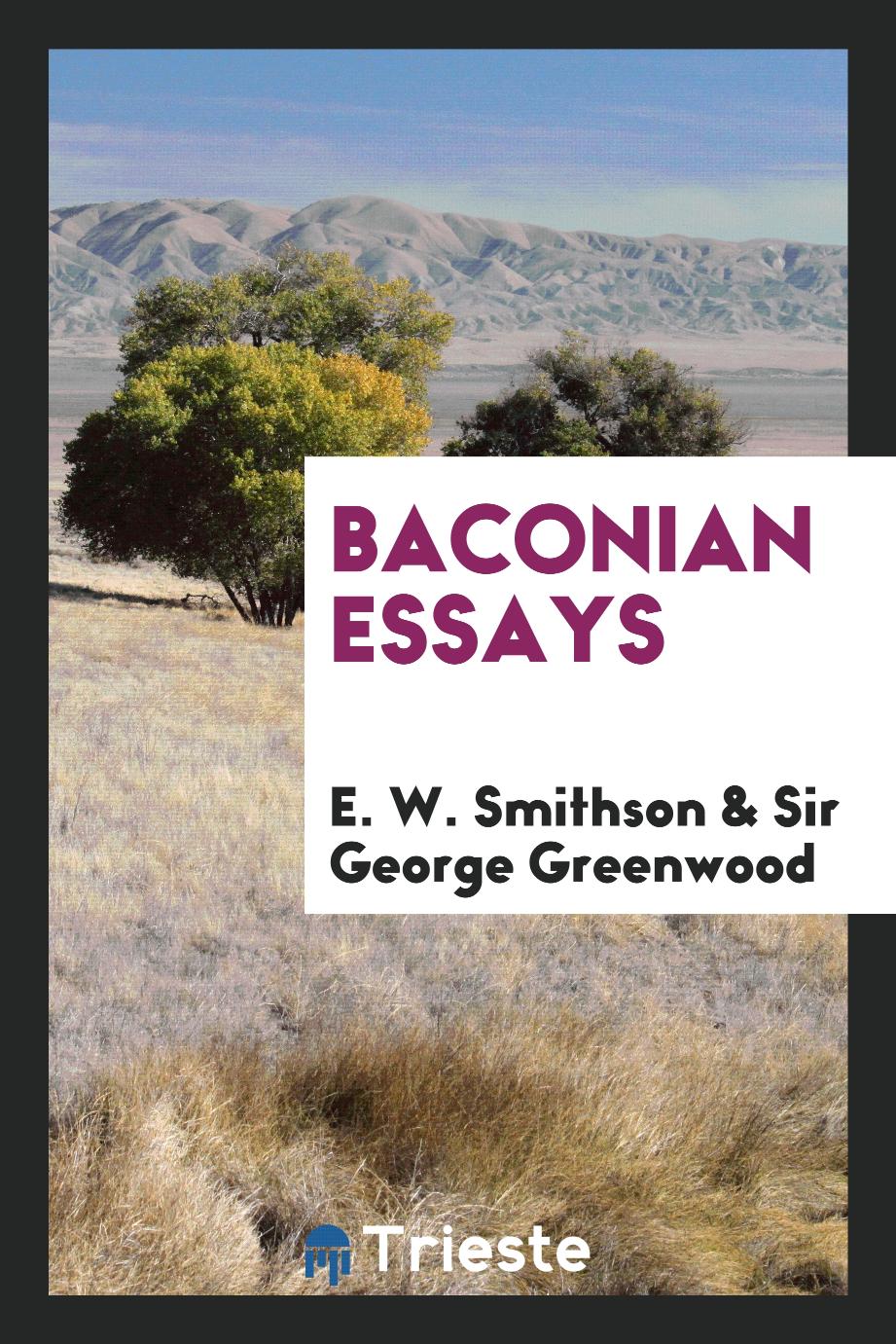 Baconian essays