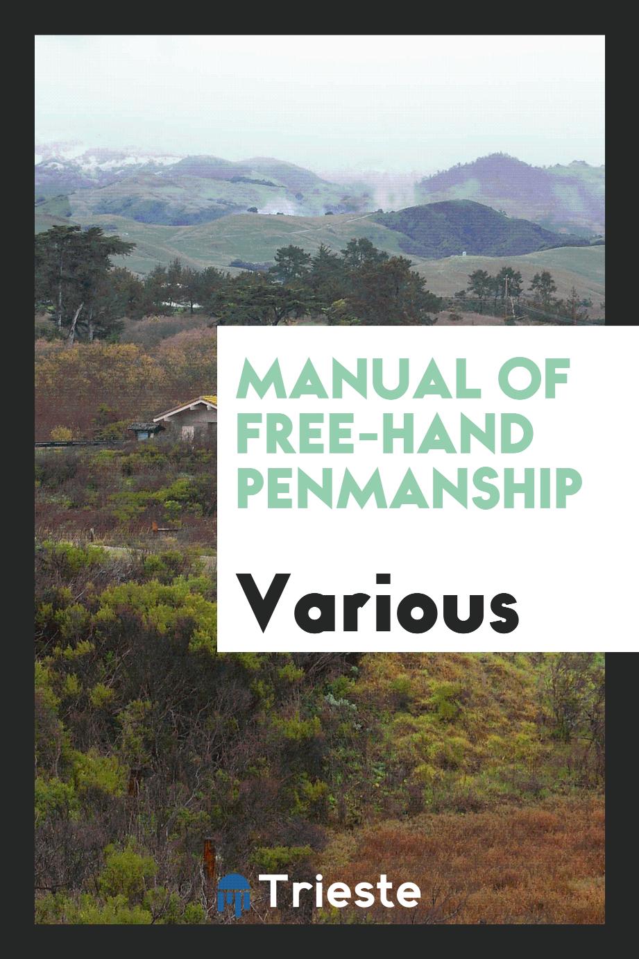 Manual of Free-hand Penmanship