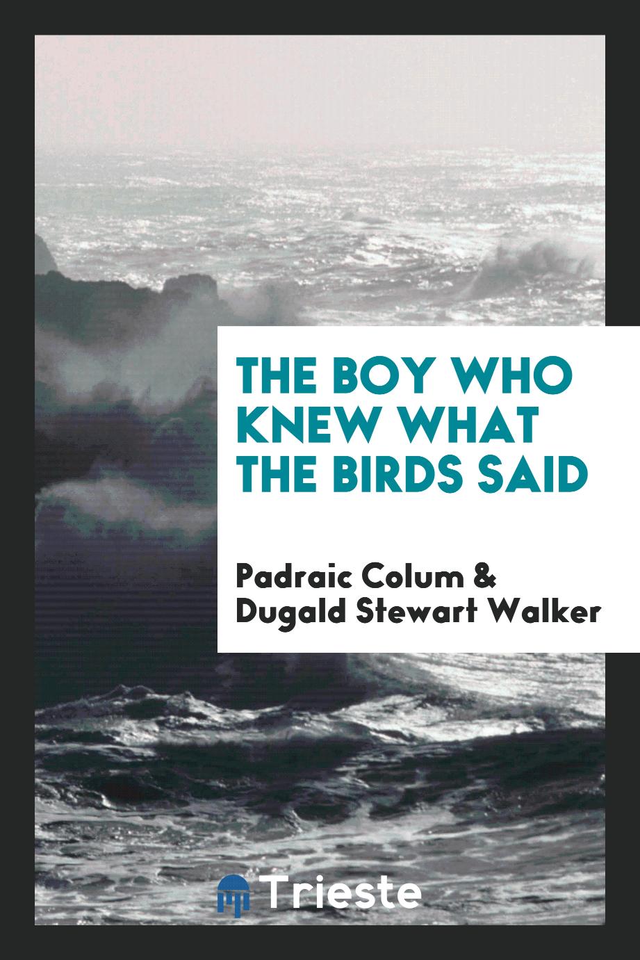 The Boy Who Knew What the Birds Said