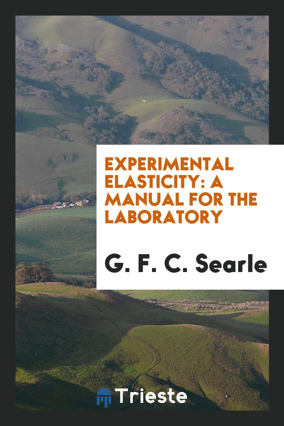 Experimental elasticity: a manual for the laboratory