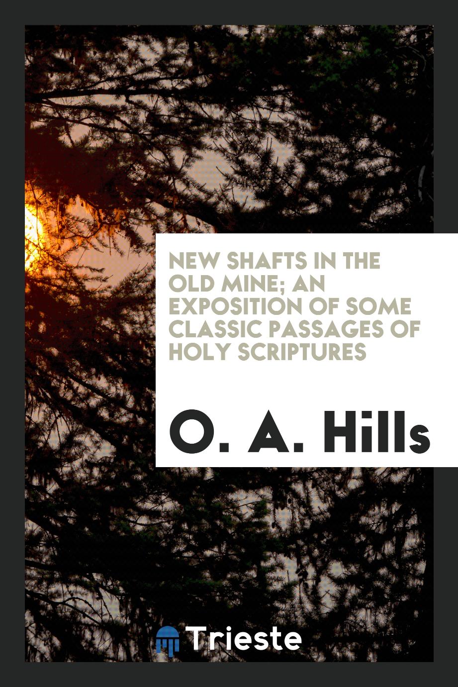 New shafts in the old mine; an exposition of some classic passages of Holy Scriptures