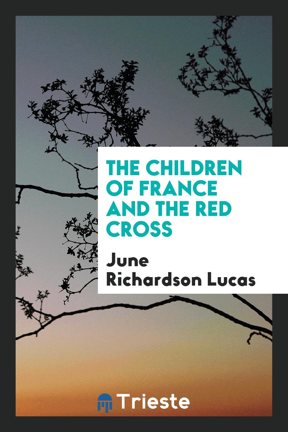 The children of France and the Red cross