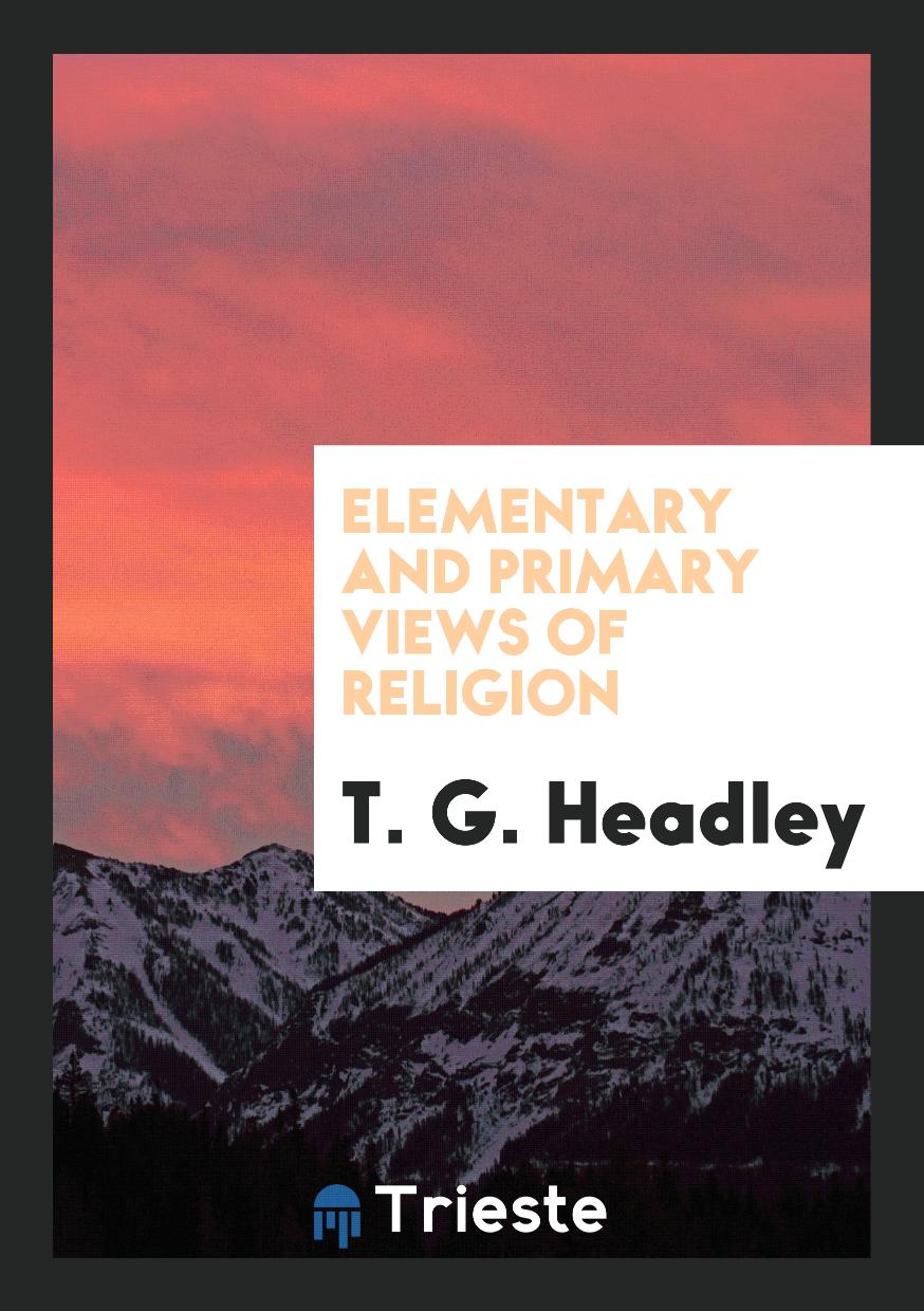 Elementary and Primary Views of Religion